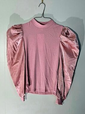 Floerns Pink Puff Sleeve Sweater Girls 11-12Y NWT